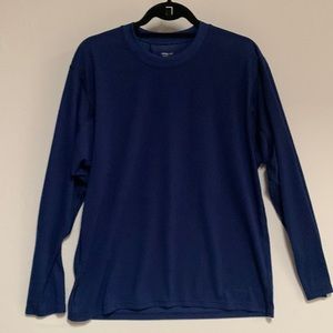 Patagonia men's capilene blue long sleeve shirt